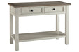 Bolanburg Two - tone Sofa/Console Table - Gate FurnitureEnd Table