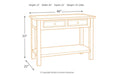 Bolanburg Two - tone Sofa/Console Table - Gate FurnitureEnd Table