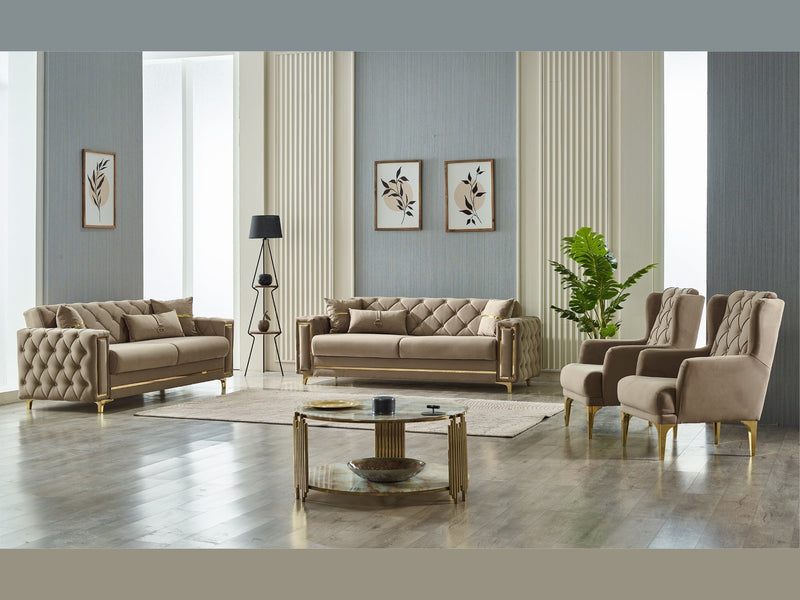 Bolivya 29" Wide Tufted Armchair - Accent Chairs