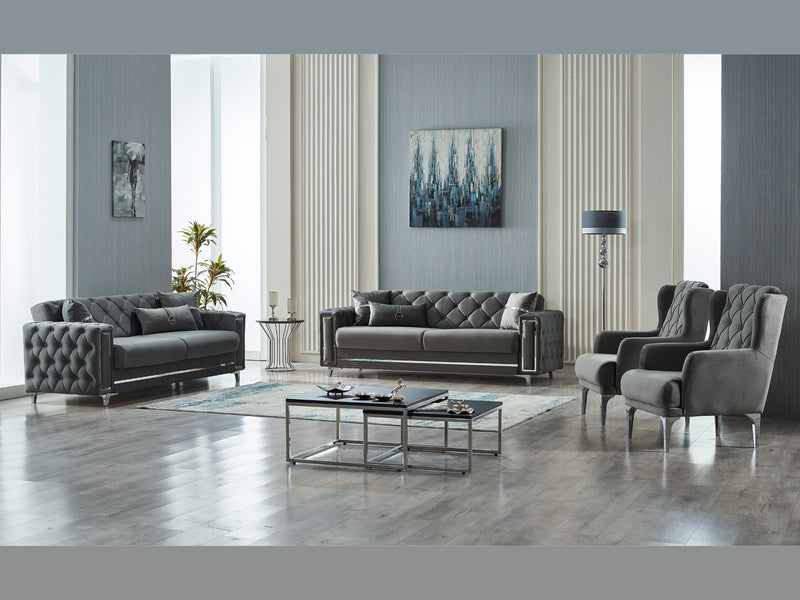 Bolivya 29" Wide Tufted Armchair - Accent Chairs
