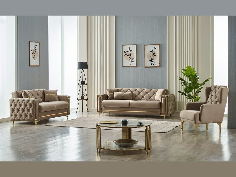 Bolivya 29" Wide Tufted Armchair - Accent Chairs