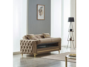 Bolivya 3-pieces (Sofa & Loveseat & Chair) Livingroom Set Beige in Beige - 101-BOL-AN153-321