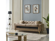 Bolivya 3-pieces (Sofa & Loveseat & Chair) Livingroom Set Beige in Beige - 101-BOL-AN153-321