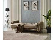 Bolivya 3-pieces (Sofa & Loveseat & Chair) Livingroom Set Beige in Beige - 101-BOL-AN153-321