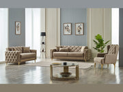 Bolivya 88" Wide Tufted Convertible Sofa - Sofas