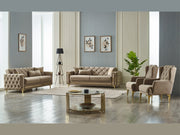 Bolivya 88" Wide Tufted Convertible Sofa - Sofas