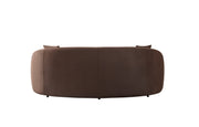Bonita Coffee Velvet Sofa 91" - BONITACOFFEEVL-S