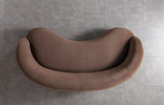 Bonita Coffee Velvet Sofa 91" & Loveseat 81" - BONITACOFFEEVL-SL