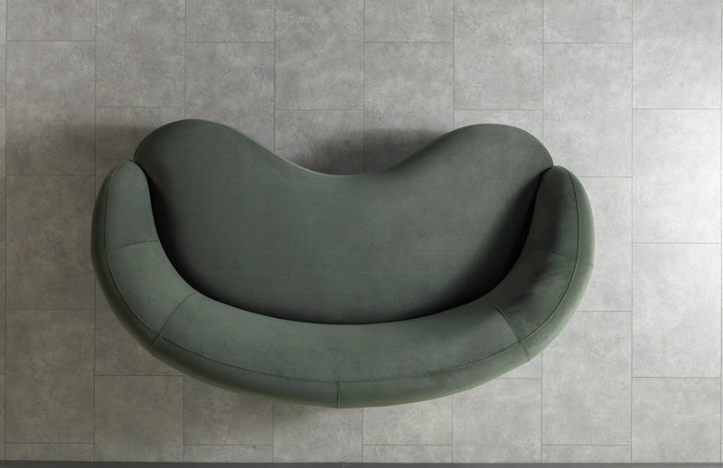 Bonita Green Velvet Sofa 91" & Loveseat 81" [ETA: 9/10] - BONITAGREENVL-SL