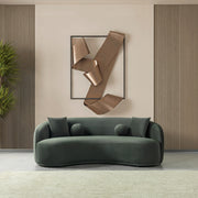 Bonita Green Velvet Sofa 91" & Loveseat 81" [ETA: 9/10] - BONITAGREENVL-SL