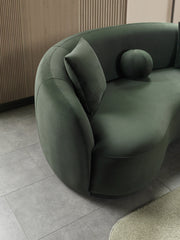 Bonita Green Velvet Sofa 91" & Loveseat 81" [ETA: 9/10] - BONITAGREENVL-SL
