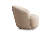 Bonita Ivory Boucle Living Room Set - Lara FurnitureLiving Room Set