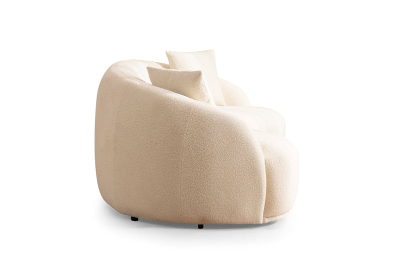 Bonita Ivory Boucle Sofa & Loveseat - BONITAIVORY-SL