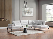 Bonita Sectional Sofa in Grey - 200-ELIF-BON-A502-S