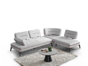 Bonita Sectional Sofa in Grey - 200-ELIF-BON-A502-S