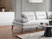 Bonita Sectional Sofa in Grey - 200-ELIF-BON-A502-S