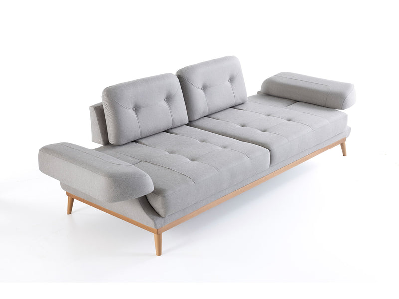 Boss 4-pieces (2 Sofa & 2 Chair) Livingroom in Light Grey - Anthracite - 200-ZEN-BOS-LGRE-ANT-3311