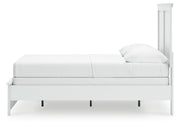 Bostwick Shoals Full Panel Bed with Dresser and Nightstand in White from Ashley - Lara Furniture