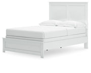 Bostwick Shoals Full Panel Bed with Dresser and Nightstand in White from Ashley - Lara Furniture