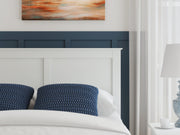 Bostwick Shoals Full Panel Bed with Dresser and Nightstand in White from Ashley - Lara Furniture