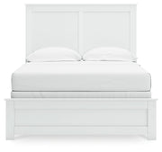 Bostwick Shoals Full Panel Bed with Dresser and Nightstand in White from Ashley - Lara Furniture