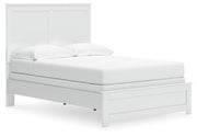 Bostwick Shoals Full Panel Bed with Dresser and Nightstand in White from Ashley - Lara Furniture