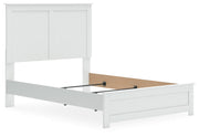 Bostwick Shoals Full Panel Bed with Dresser and Nightstand in White from Ashley - Lara Furniture