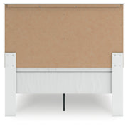Bostwick Shoals Full Panel Bed with Dresser and Nightstand in White from Ashley - Lara Furniture