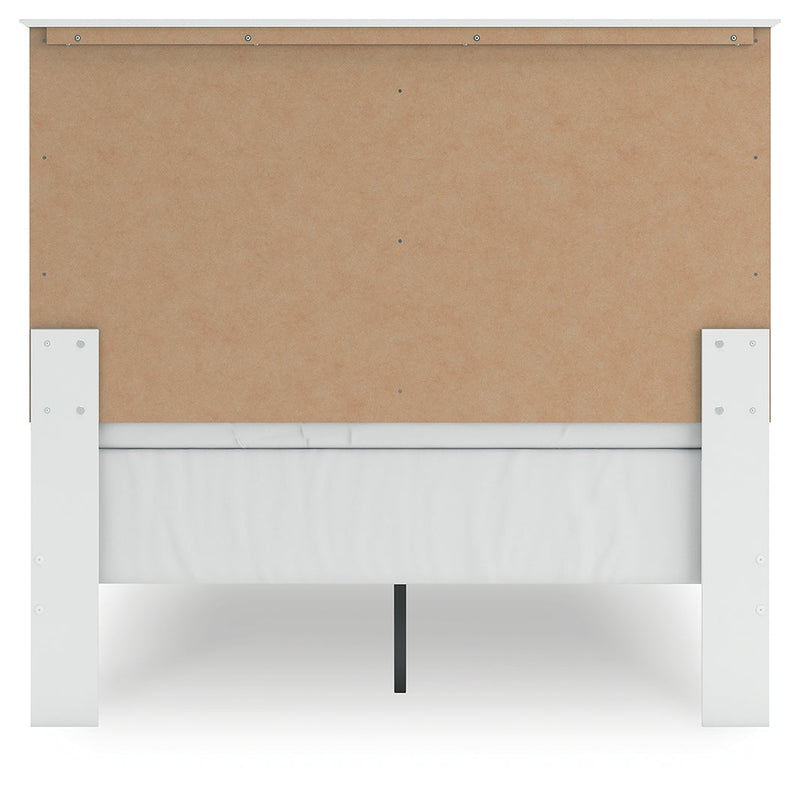 Bostwick Shoals Full Panel Bed with Dresser and Nightstand in White from Ashley - Lara Furniture