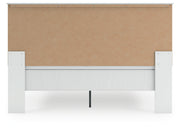 Bostwick Shoals King Panel Bed with Dresser and Nightstand in White from Ashley - Lara Furniture
