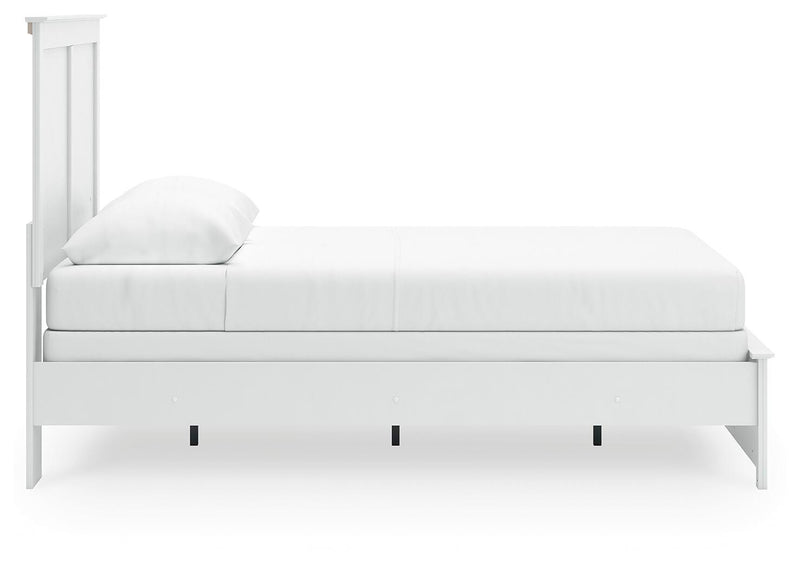 Bostwick Shoals Queen Panel Bed, Dresser, Mirror, Chest and Nightstand in White - PKG021576