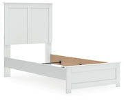 Bostwick Shoals Twin Panel Bed with Dresser and Nightstand in White from Ashley - Lara Furniture