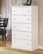 Bostwick Shoals White Chest of Drawers - Lara FurnitureChest