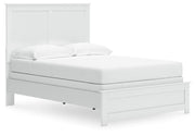 Bostwick Shoals White Full Panel Bed, Dresser, Mirror and Nightstand - B139B58