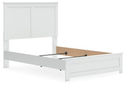 Bostwick Shoals White Full Panel Bed, Dresser, Mirror and Nightstand - B139B58