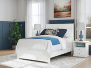 Bostwick Shoals White Full Panel Bed, Dresser, Mirror, Chest, and Nightstand - B139B61