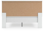 Bostwick Shoals White King Panel Bed, Dresser and Mirror - B139B67