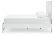 Bostwick Shoals White King Panel Bed, Dresser and Mirror - B139B67