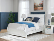 Bostwick Shoals White Queen Panel Bed and Dresser - B139B56
