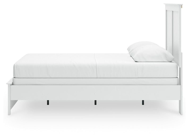 Bostwick Shoals White Queen Panel Bed and Dresser - B139B56