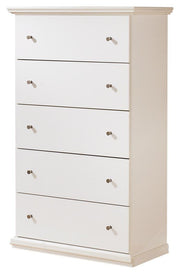 Bostwick Shoals White Queen Panel Bed, Chest and 2 Nightstands - B139B59