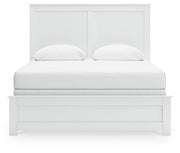 Bostwick Shoals White Queen Panel Bed, Dresser and Mirror - B139B69