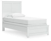 Bostwick Shoals White Twin Panel Bed, Chest and Nightstand - B139B64