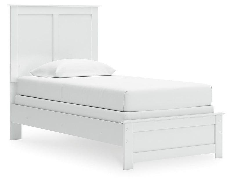 Bostwick Shoals White Twin Panel Bed, Chest and Nightstand - B139B64