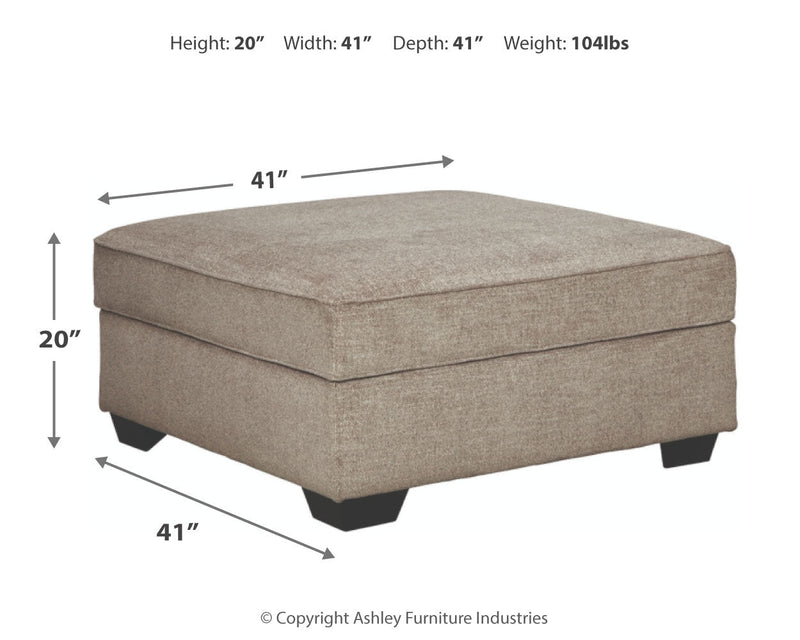 Bovarian Stone 4-Piece Sectional with Ottoman from Ashley - Lara Furniture