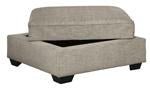 Bovarian Stone Ottoman - Lara FurnitureOttoman