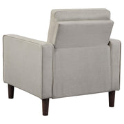 Bowen 3-piece Upholstered Track Arm Tufted Sofa Set Beige - 506785-S3
