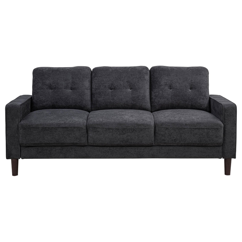 Bowen II 2-piece Upholstered Track Arm Sofa Set Steel Grey - 509981-S2