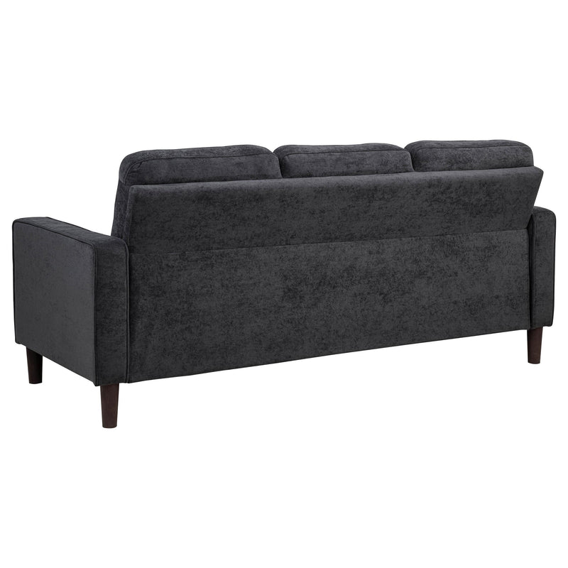 Bowen II 2-piece Upholstered Track Arm Sofa Set Steel Grey - 509981-S2