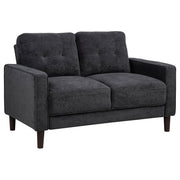 Bowen II 2-piece Upholstered Track Arm Sofa Set Steel Grey - 509981-S2
